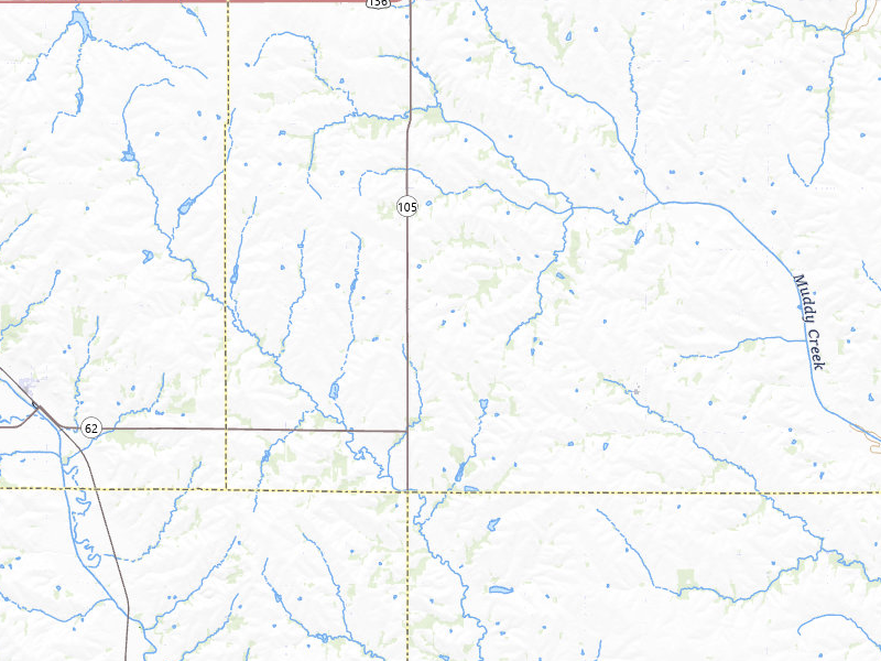 Radar-estimated hail-size map of the storm over Auburn, NE on May 17, 2026