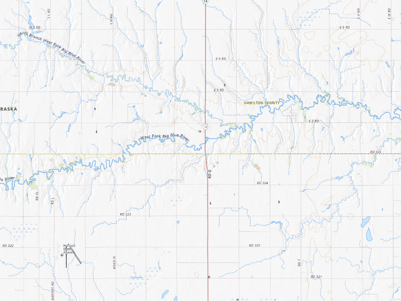 NEXRAD radar-signature map of the hail storm over Aurora, NE on Aug 19, 2026