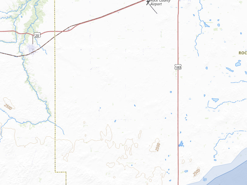 NEXRAD radar-signature map of the hail storm over Bassett, NE on Sep 1, 2026