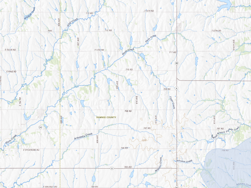NEXRAD radar-signature map of the hail storm over Burchard, NE on Aug 19, 2026