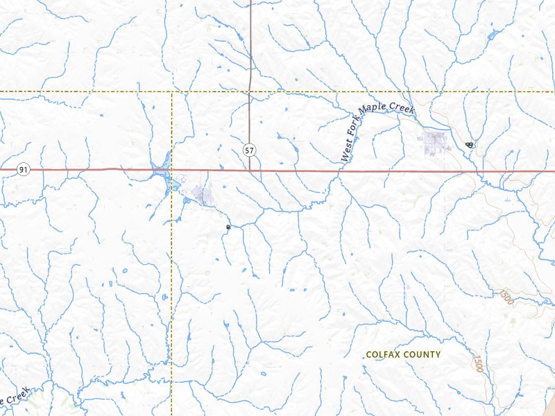 Radar-estimated hail-size map of the storm over Clarkson, NE on Jul 2, 2026