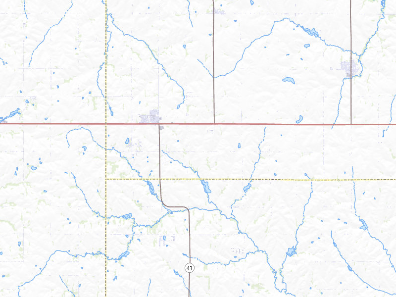 Radar-estimated hail-size map of the storm over Eagle, NE on May 15, 2026