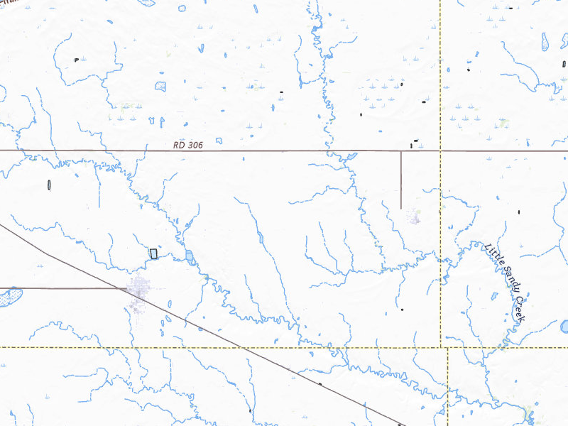 Radar-estimated hail-size map of the storm over Edgar, NE on May 16, 2026