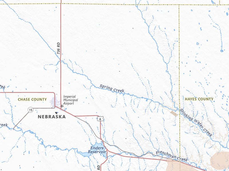 Radar-estimated hail-size map of the storm over Enders, NE on Jul 8, 2026