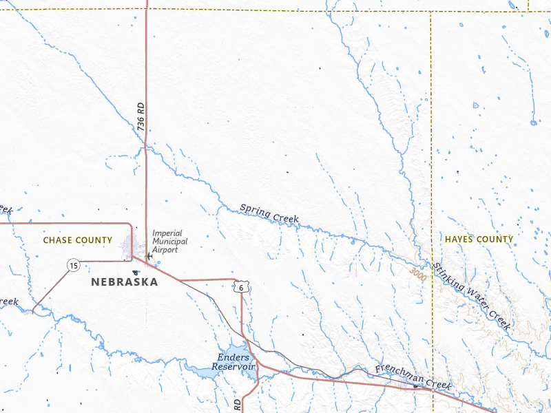 Radar-estimated hail-size map of the storm over Enders, NE on Jul 28, 2026