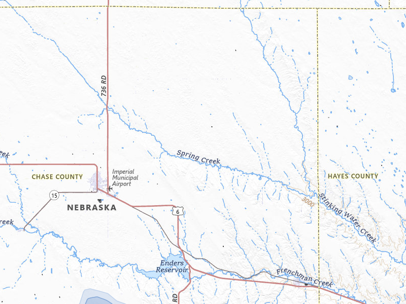 NEXRAD radar-signature map of the hail storm over Enders, NE on Jul 28, 2026