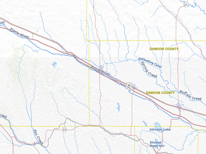 NEXRAD radar-signature map of the hail storm over Gothenburg, NE on Aug 20, 2026
