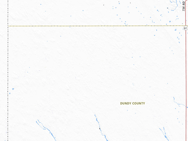 Radar-estimated hail-size map of the storm over Haigler, NE on Jul 9, 2026