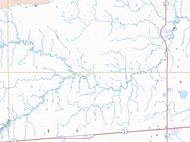 Radar-estimated hail-size map of the storm over Henderson, NE on Jul 3, 2026