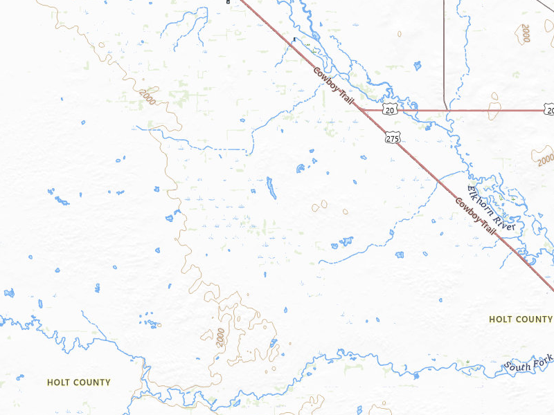 NEXRAD radar-signature map of the hail storm over Inman, NE on Aug 18, 2026