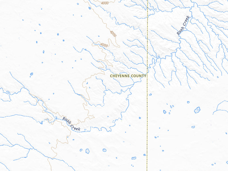 NEXRAD radar-signature map of the hail storm over Lodgepole, NE on Jul 9, 2026