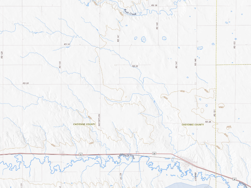 NEXRAD radar-signature map of the hail storm over Lodgepole, NE on Sep 17, 2026