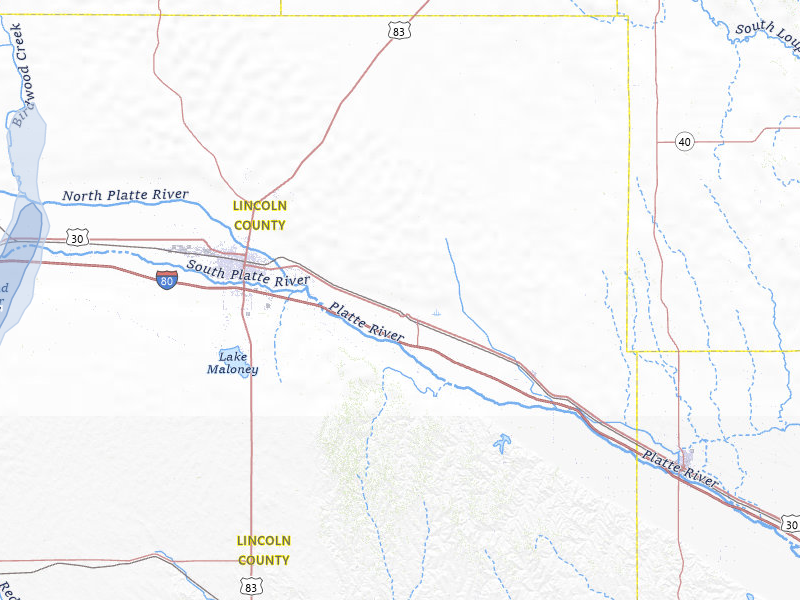 NEXRAD radar-signature map of the hail storm over Maxwell, NE on Jun 8, 2026