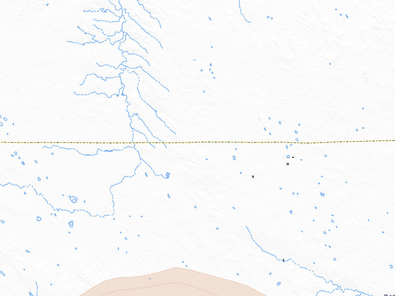 Radar-estimated hail-size map of the storm over Ogallala, NE on May 16, 2026