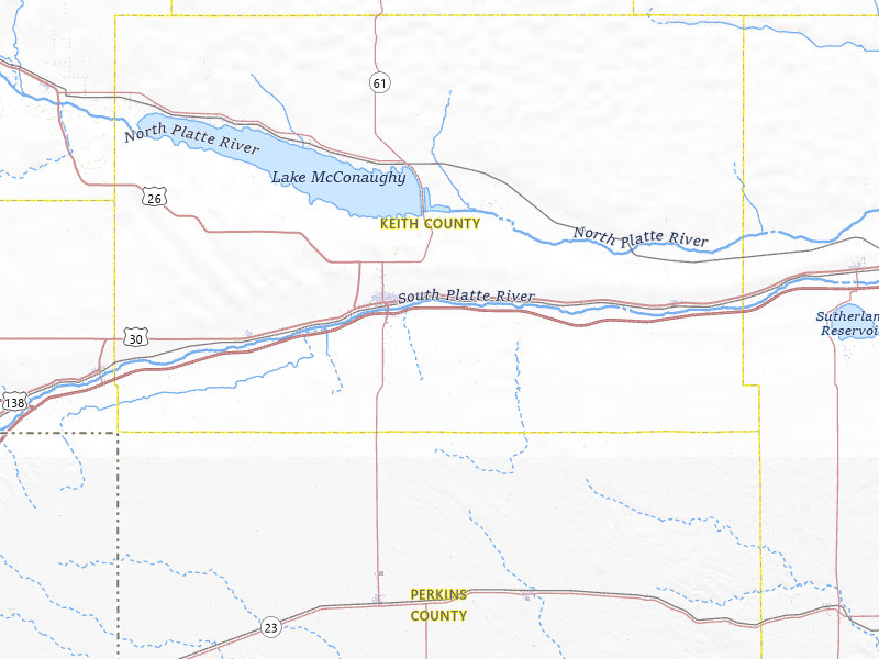 Radar-estimated hail-size map of the storm over Ogallala, NE on Jul 22, 2026