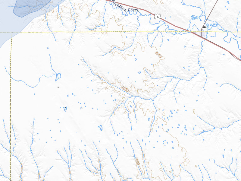 NEXRAD radar-signature map of the hail storm over Palisade, NE on May 16, 2026