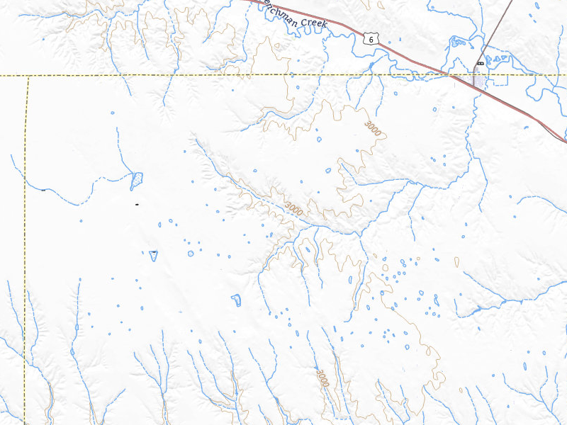 Radar-estimated hail-size map of the storm over Palisade, NE on May 30, 2026