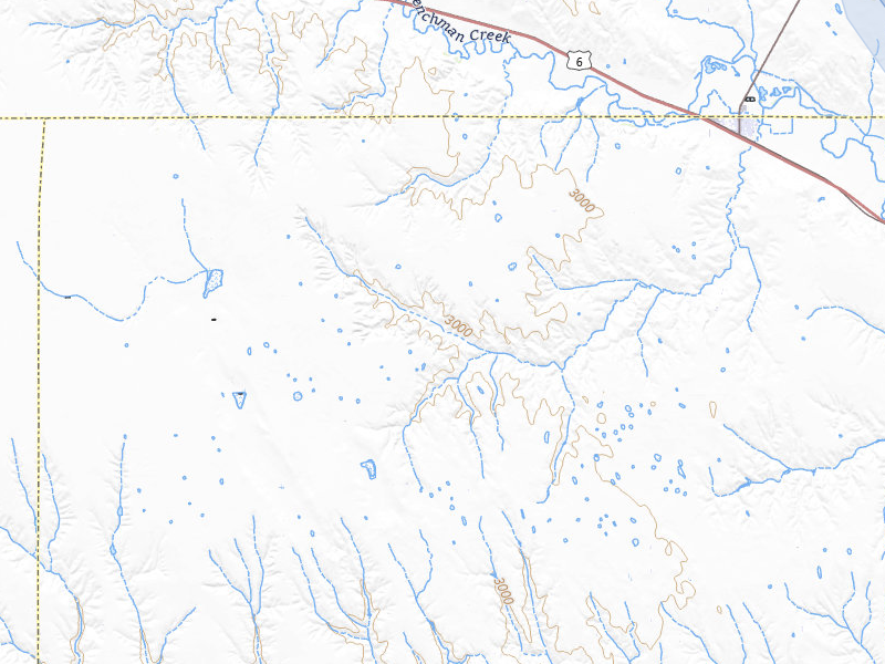 NEXRAD radar-signature map of the hail storm over Palisade, NE on May 30, 2026