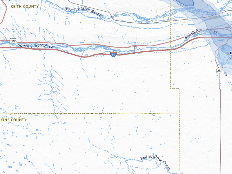 NEXRAD radar-signature map of the hail storm over Paxton, NE on Aug 15, 2026