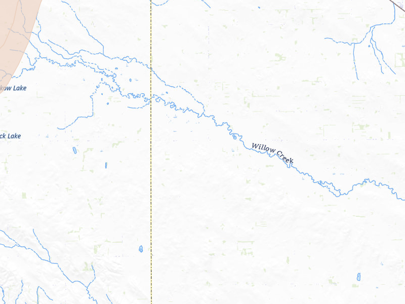 Radar-estimated hail-size map of the storm over Plainview, NE on Jul 2, 2026