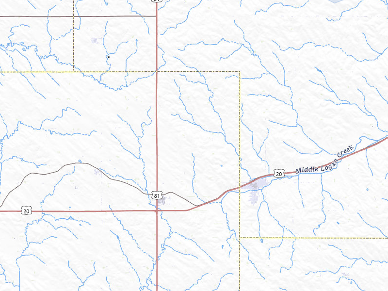 NEXRAD radar-signature map of the hail storm over Randolph, NE on Aug 11, 2026