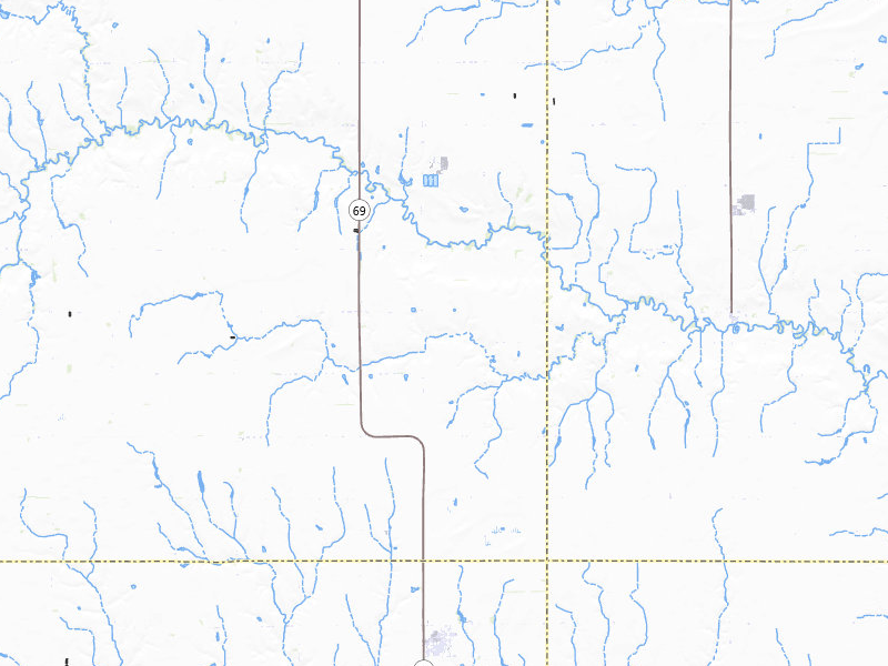 NEXRAD radar-signature map of the hail storm over Shelby, NE on May 29, 2026