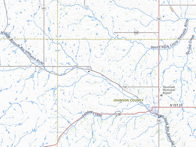 Radar-estimated hail-size map of the storm over Sterling, NE on Mar 5, 2026