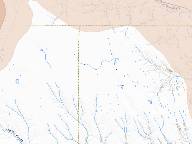 Radar-estimated hail-size map of the storm over Stratton, NE on Jul 27, 2026