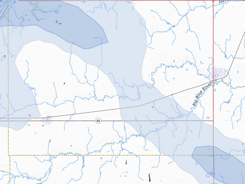 NEXRAD radar-signature map of the hail storm over Stromsburg, NE on Jul 8, 2026