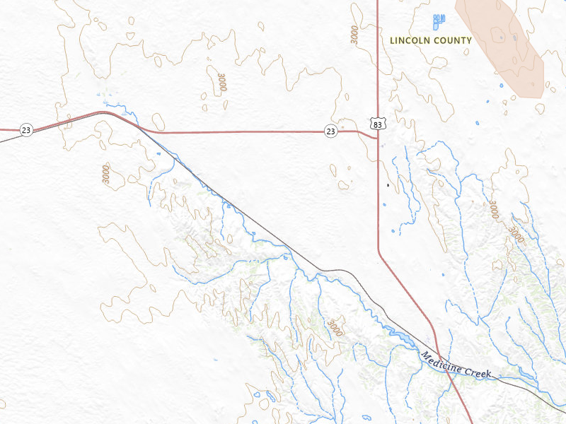 Radar-estimated hail-size map of the storm over Wellfleet, NE on Jul 28, 2026