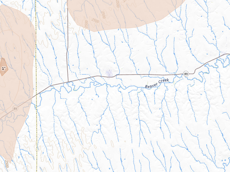 Radar-estimated hail-size map of the storm over Wilsonville, NE on May 29, 2026