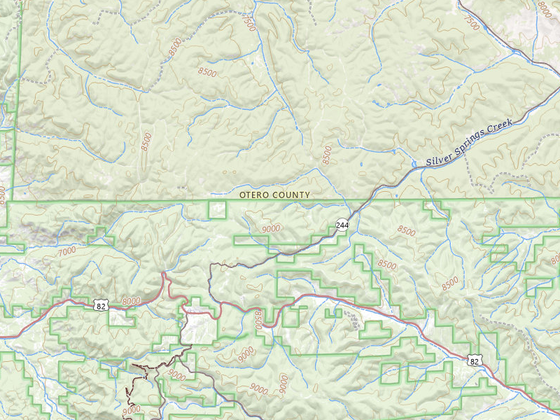 Radar-estimated hail-size map of the storm over Cloudcroft, NM on Jul 31, 2026