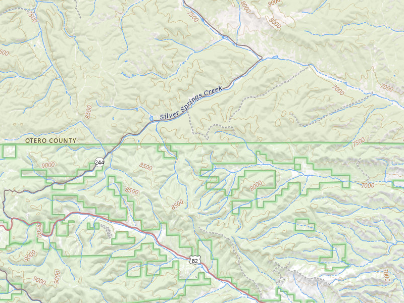 NEXRAD radar-signature map of the hail storm over Cloudcroft, NM on Jul 31, 2026