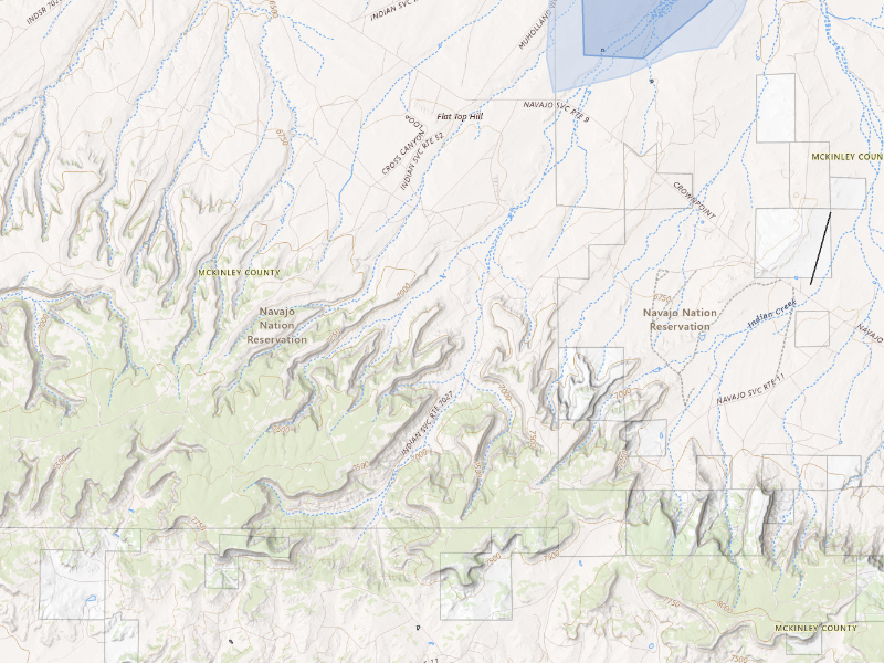 NEXRAD radar-signature map of the hail storm over Crownpoint, NM on Sep 18, 2026