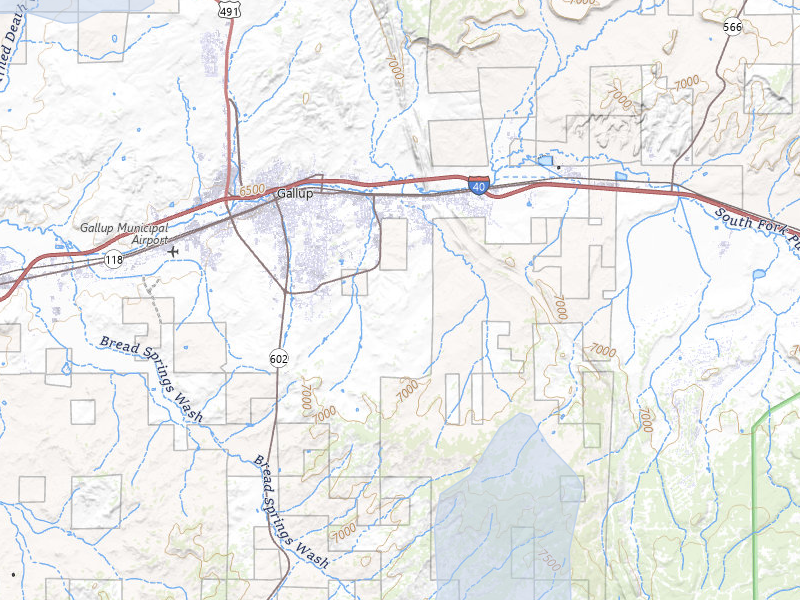 NEXRAD radar-signature map of the hail storm over Gallup, NM on Jul 28, 2026