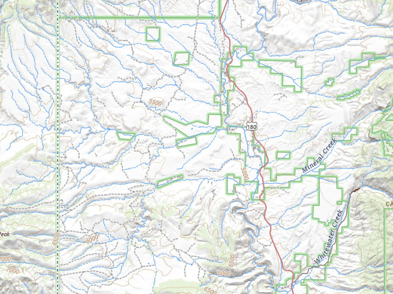 NEXRAD radar-signature map of the hail storm over Glenwood, NM on Aug 3, 2026