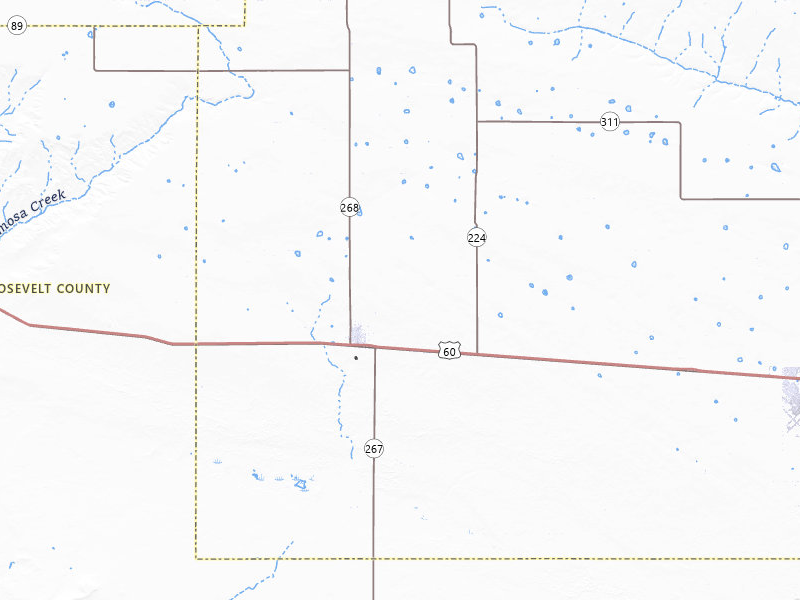 NEXRAD radar-signature map of the hail storm over Melrose, NM on Aug 1, 2026