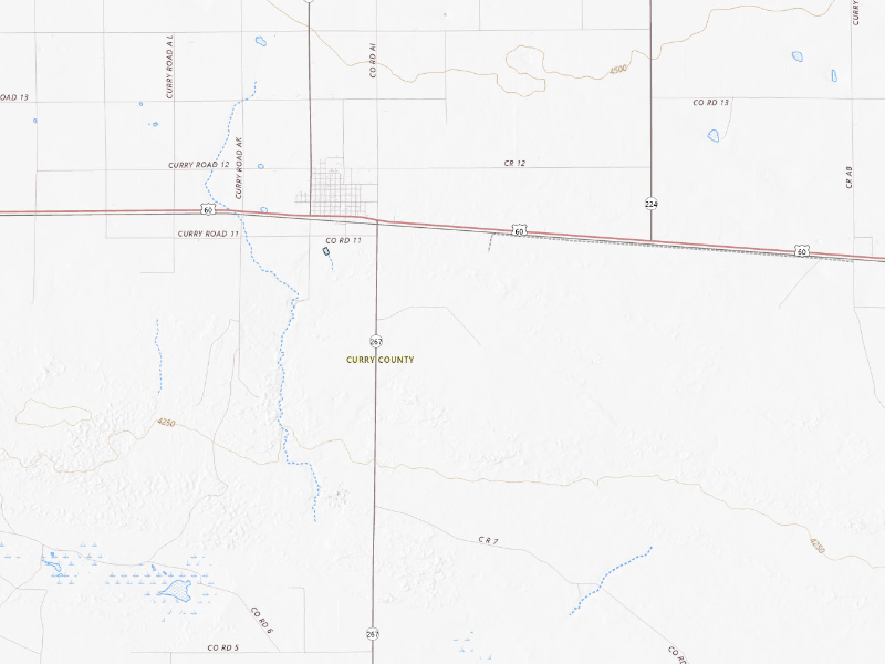 Radar-estimated hail-size map of the storm over Melrose, NM on Sep 25, 2026