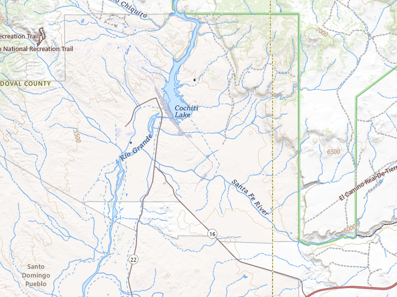 Radar-estimated hail-size map of the storm over Pena Blanca, NM on Jul 27, 2026