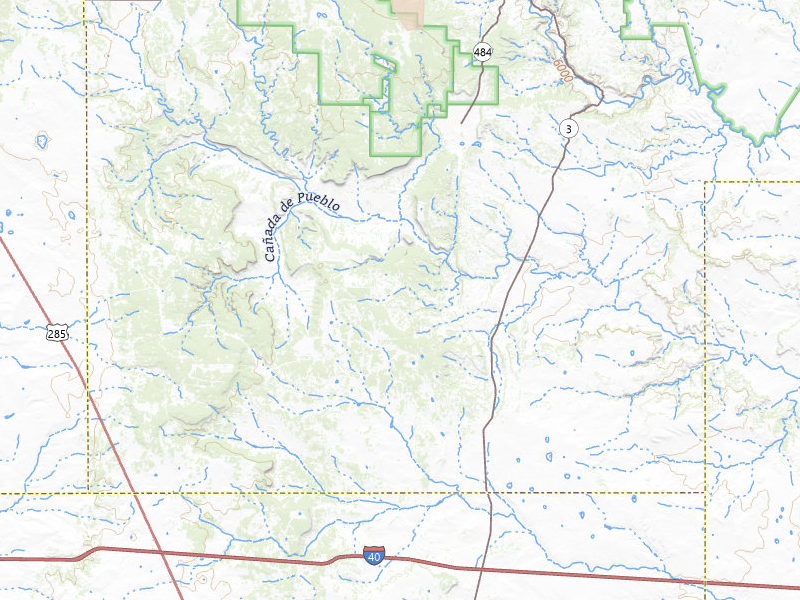 Radar-estimated hail-size map of the storm over Ribera, NM on Jul 15, 2026