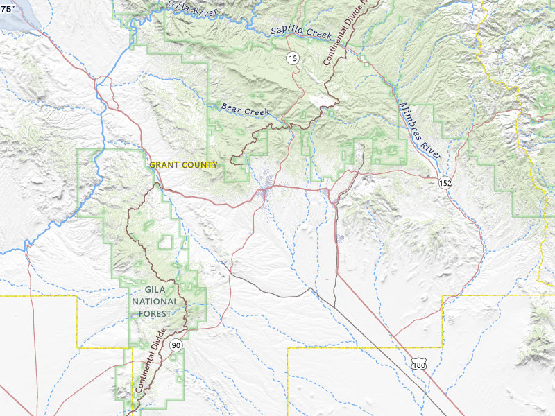 NEXRAD radar-signature map of the hail storm over Silver City, NM on Jul 27, 2026