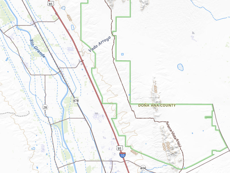 NEXRAD radar-signature map of the hail storm over Vado, NM on Jul 31, 2026