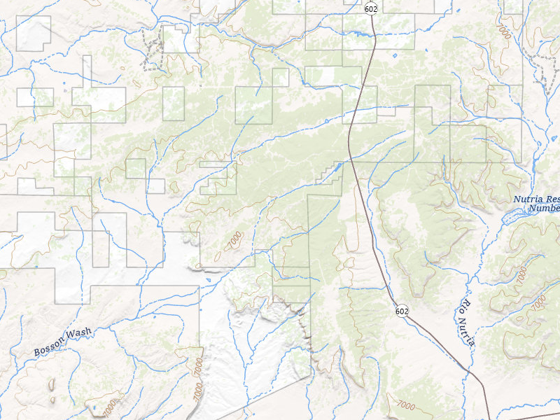 Radar-estimated hail-size map of the storm over Vanderwagen, NM on Jul 28, 2026