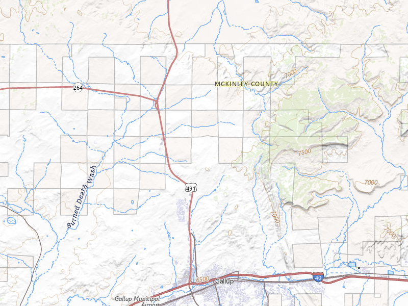 NEXRAD radar-signature map of the hail storm over Yatahey, NM on Jul 23, 2026