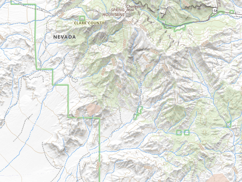 Radar-estimated hail-size map of the storm over Las Vegas, NV on Aug 7, 2026