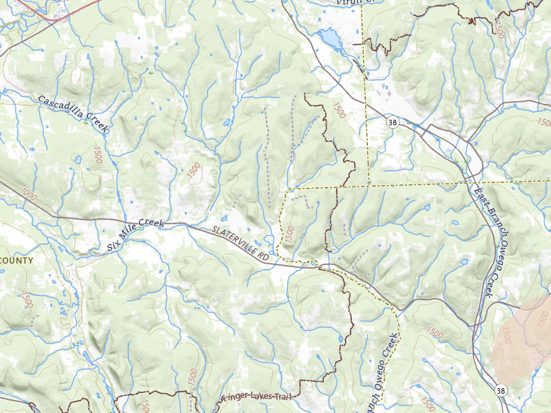 Radar-estimated hail-size map of the storm over Brooktondale, NY on Mar 31, 2026