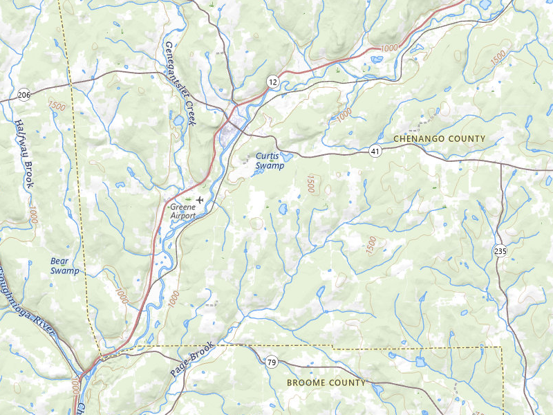 Radar-estimated hail-size map of the storm over Greene, NY on Jun 30, 2026