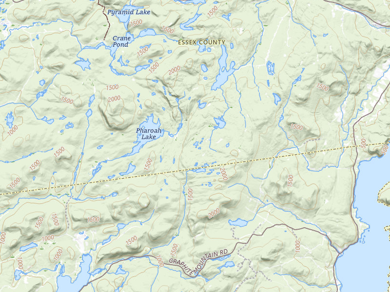 Radar-estimated hail-size map of the storm over Ticonderoga, NY on Jul 14, 2026