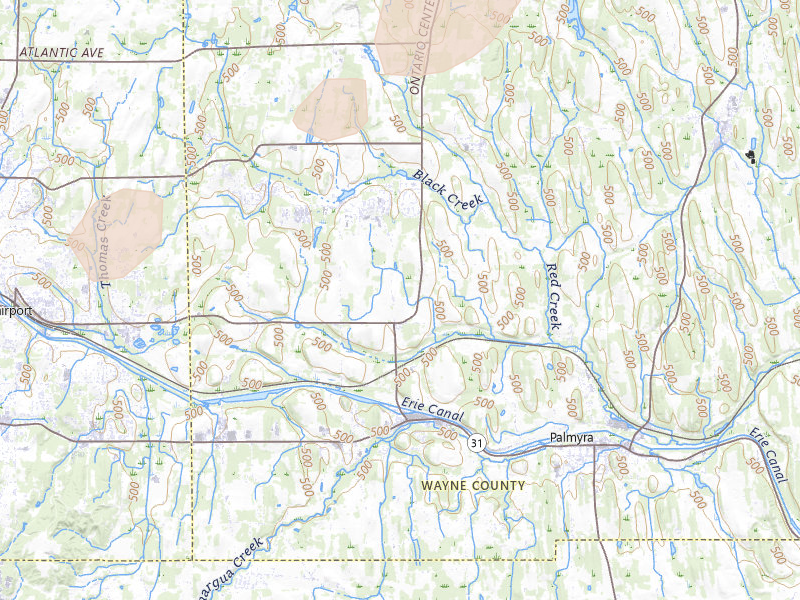 Radar-estimated hail-size map of the storm over Walworth, NY on Sep 2, 2026