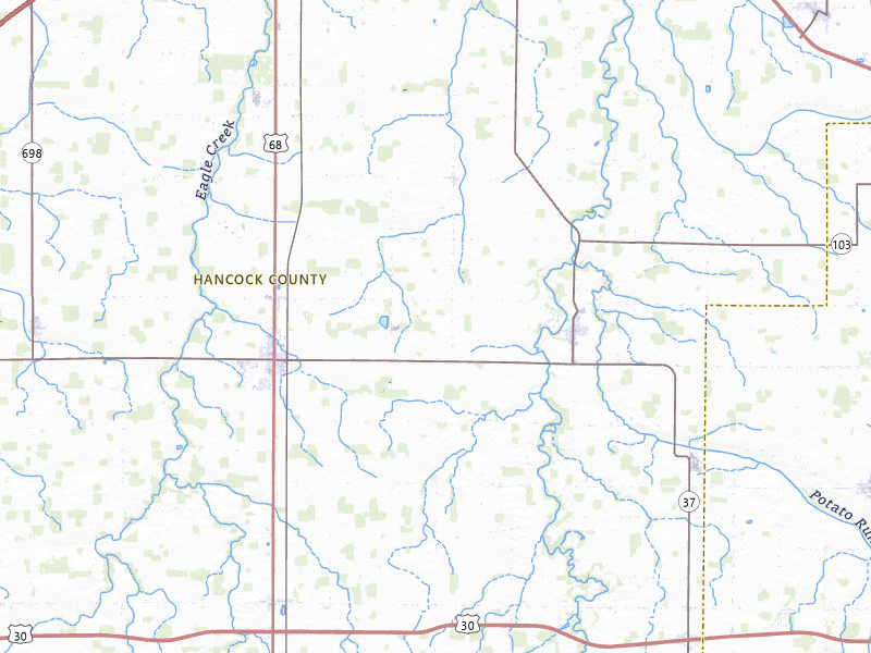 Radar-estimated hail-size map of the storm over Arlington, OH on Mar 26, 2026